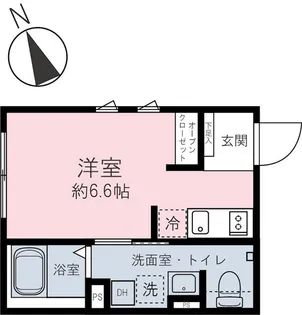 CASA PIAZZA Tachikawa【3階】の間取り