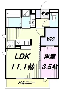 リクライン【3階】の間取り