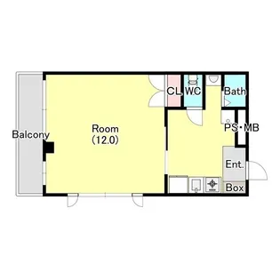 パルティール昭島【205号室】の間取り