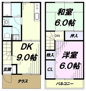 エーデルハイムスズキ B【108号室】の間取り