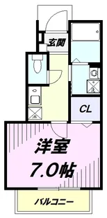 ガーデンヒル【1階】の間取り