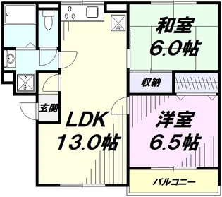 メゾン藤【1階】の間取り
