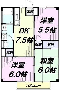 グリーンハイム【1階】の間取り