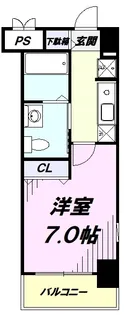 LaSante立川【7階】の間取り