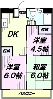 二宮ハイツ【207号室】の間取り