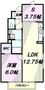 ローズコート・H C棟【1階】の間取り