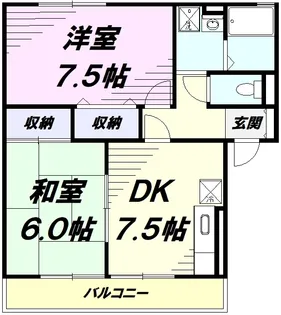 エスペランサ【101号室】の間取り