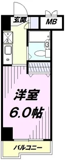 アバクス立川【6階】の間取り