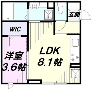 ときわぎⅢ【1階】の間取り