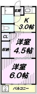 メゾン矢嶋【2階】の間取り