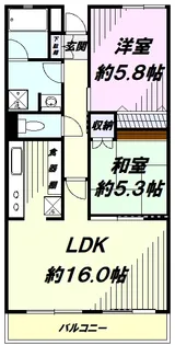 LANAI GRACE KUNITACHI 【1階】の間取り