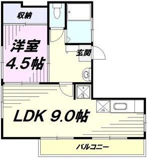 プラムハイツ【3階】の間取り