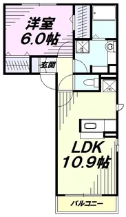 ディアハウス【2階】の間取り