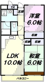 リヴェール シモ【2階】の間取り