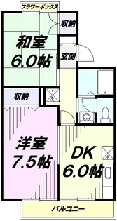 ストークコートN【2階】の間取り