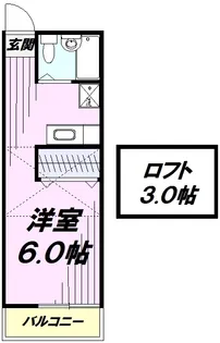 ハイム都Ⅲ【1階】の間取り