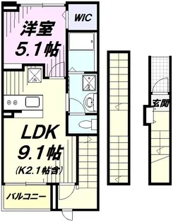 ボニート・K【3階】の間取り