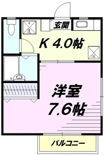 アーク・イノウエ【103号室】の間取り