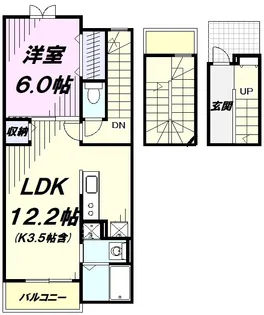富栄富士見町ヒルズⅡ【3階】の間取り