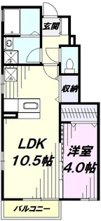 サンモールエイト【1階】の間取り