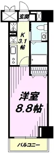 エンドレスタワー【8階】の間取り