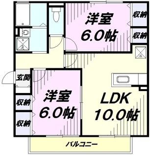 エスポワール 壱番館【2階】の間取り