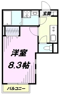リトルリバーⅡ【2階】の間取り