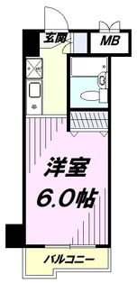 アバクス立川【7階】の間取り
