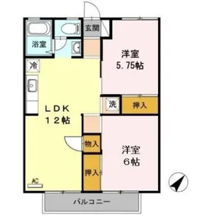 ハイム雅【2階】の間取り