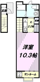 フォンターナ・ルチア【2階】の間取り