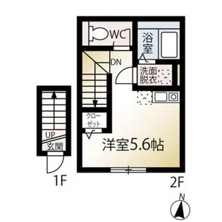 MQuarto東大和【2階】の間取り
