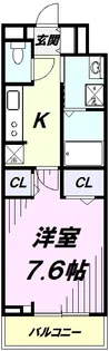 クレスト TS【1階】の間取り