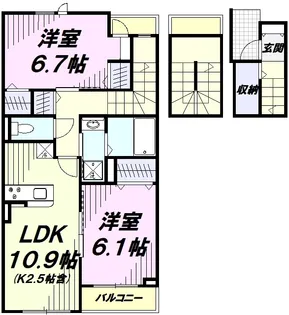 リッツ ハウス【3階】の間取り