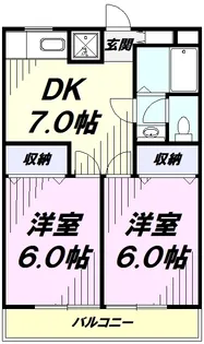 ドエル【1階】の間取り