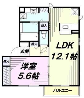 La Luce【1階】の間取り