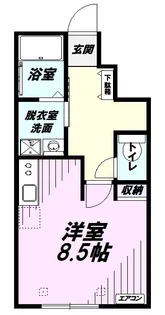Liberdade【1階】の間取り