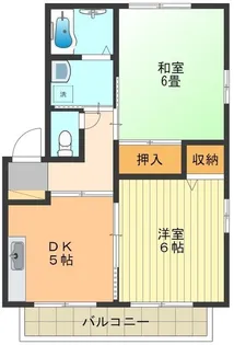 ドエルA【1階】の間取り