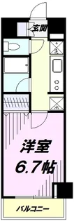 AZEST立川【5階】の間取り