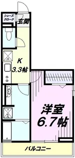 フォレストK・T【1階】の間取り