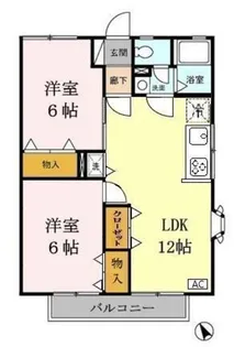 コートビレッジ昭島【2階】の間取り