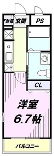 LaSante立川【4階】の間取り