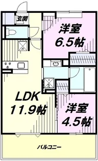 ラフィネ アロッツィオ【1階】の間取り