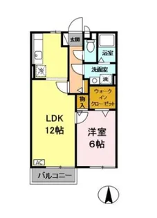 ストーク【202号室】の間取り
