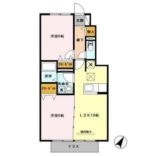 エスペランサ【1階】の間取り