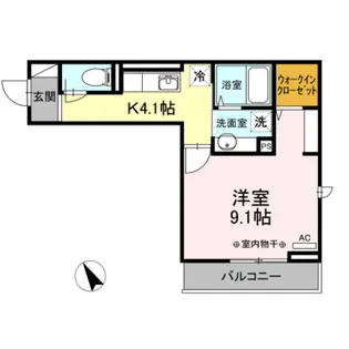 グランシャリオ(河辺)【2階】の間取り