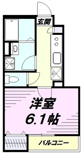 リブリ・Felice 国立 【1階】の間取り
