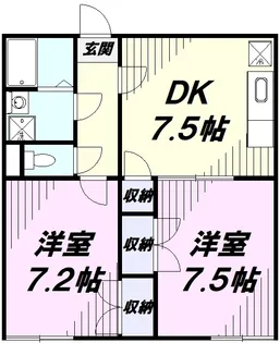 アンプルール フェール メルベェイユー【3階】の間取り