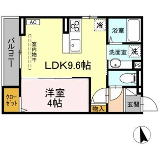Asset−Court羽衣町【3階】の間取り