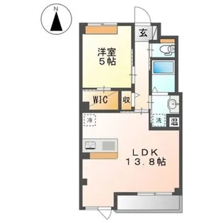 クレシア【203号室】の間取り