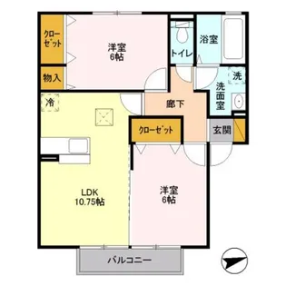 ステラガーデン【1階】の間取り